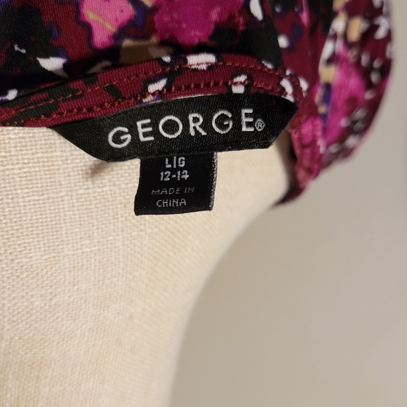 George Pink Floral Blouse - Picture 6 of 8